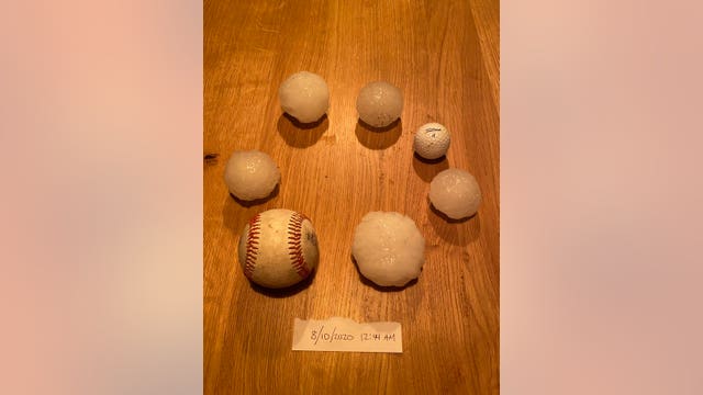 Baseball-sized hail, trees down as severe storms move through Twin Cities metro overnight