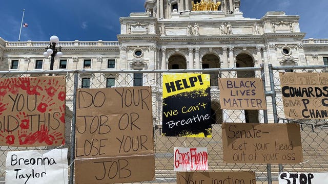 Minnesota's fence around the Capitol is costing $274 a day -- and it's staying up indefinitely