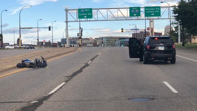 Pedestrian dies after being struck by motorcyclist in Minneapolis