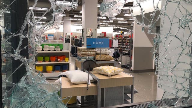 Minneapolis businesses assess damage after unrest overnight, 1 police officer seriously injured
