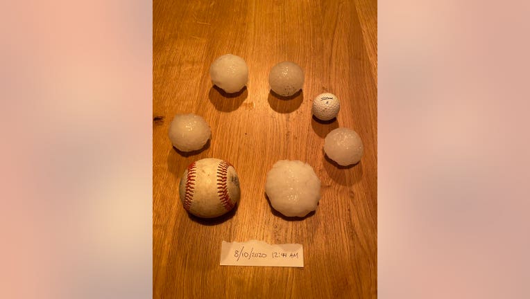 baseball-sized hail