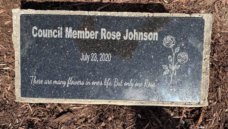 Rose Johnson memorial