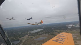 Pilots unite for 9/11 tribute flyover over Fort Snelling National Cemetery