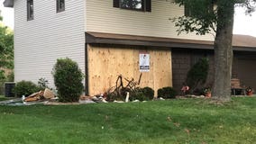 Fleeing suspect crashes stolen car into New Hope home, injuring homeowner