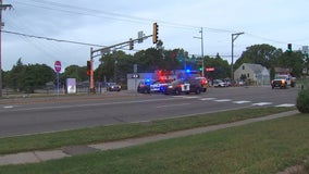 Pedestrian dies after being hit by car while crossing street in Columbia Heights, Minnesota