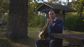 French horn player in search of practice spots brings Medieval magic to parks in southeast Minnesota