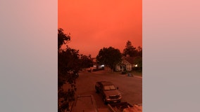 Dramatic photos: California residents wake up to raining ash and smoke-filled skies