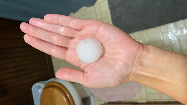 Hail reported across parts of southern Minnesota, Twin Cities following Saturday storm