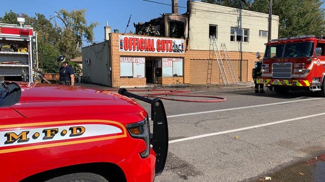 Fire destroys apartment, barbershop in north Minneapolis