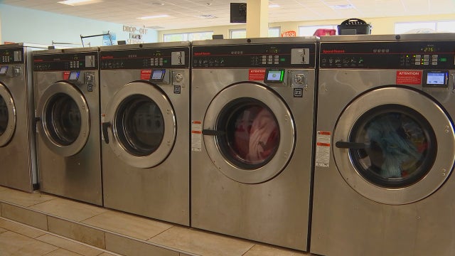 Free laundry day at St. Paul laundromat draws long lines