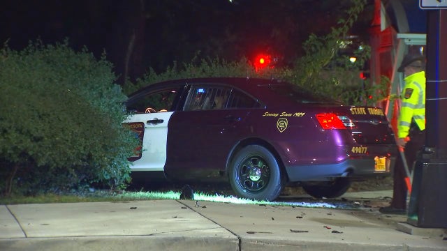Crash involving Minnesota state trooper sends 1 to hospital