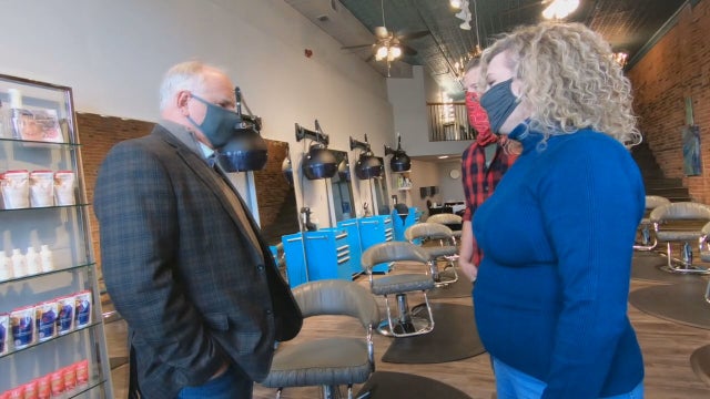 Gov. Walz begins listening tour with small businesses on pandemic's impact