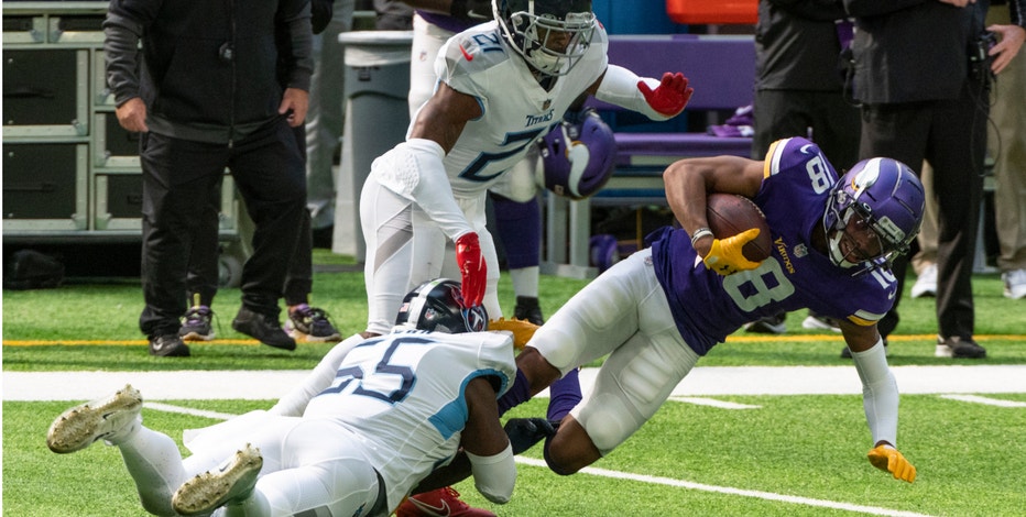 At crunch time Sunday, Vikings rode running game to winning score