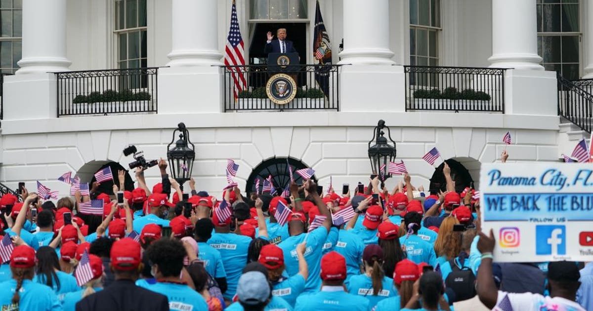 'I'm feeling great': Trump speaks to crowd at 1st in-person event since ...