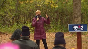 Sen. Elizabeth Warren stumps for Biden in Minnesota