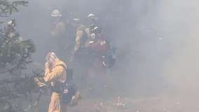 Minnesota firefighters return from helping crews at Oregon-California border