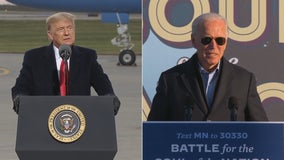 Biden calls for unity, Trump complains about crowd size cap with dueling Minnesota stops