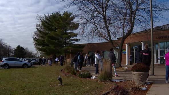 Some wait two hours to vote in Lakeville