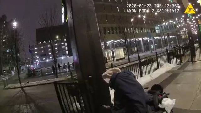 Newly released video shows officer charged in George Floyd’s death helping man in wheelchair