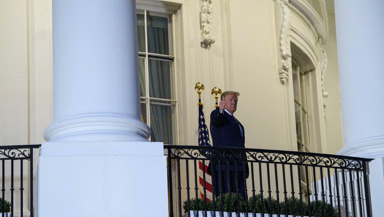 Trump returns to White House