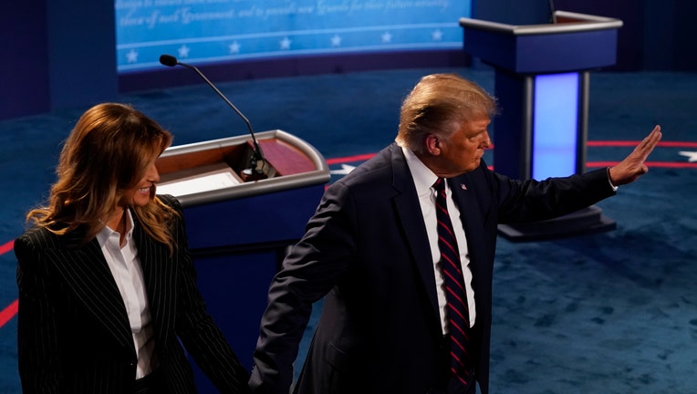 e2367ddc-Donald Trump And Joe Biden Participate In First Presidential Debate