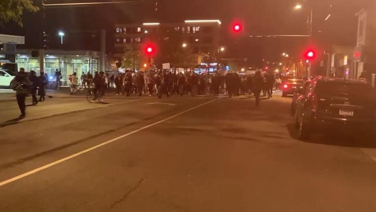 Protesters Minneapolis October 7