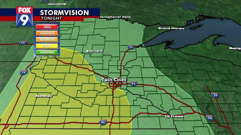 Strong storms possible for Minnesota