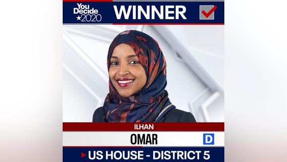 Rep. Ilhan Omar wins reelection in Minnesota CD-5