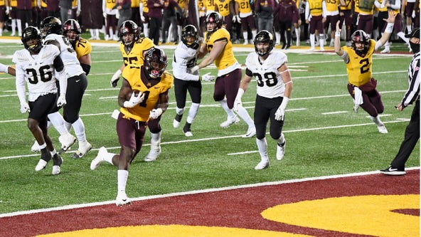 Gophers hold off Purdue 34-31 in controversial finish at TCF Bank Stadium
