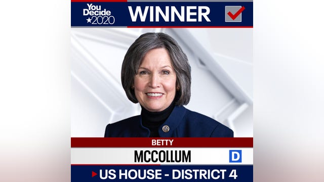 Rep. Betty McCollum wins reelection in Minnesota CD-4