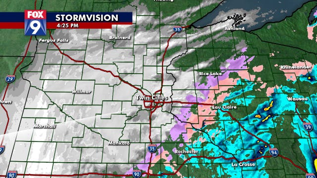 Minnesota State Patrol reports 280 crashes Tuesday as snow arrives