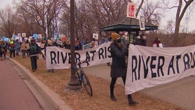 Protesters rally against Line 3 pipeline project after recent approvals in Minnesota