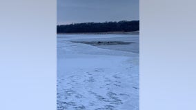 2 escape sinking ATV that fell through thin ice in Stearns County