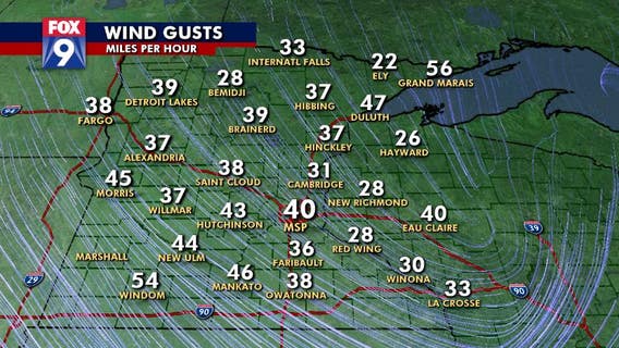 Strong winds bring bitter cold start to Christmas Eve