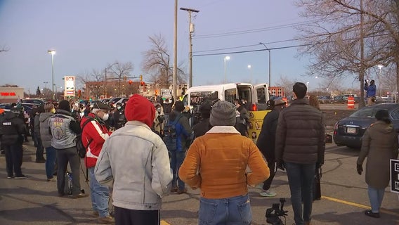 Marchers call for charges against former St. Paul officer who shot man last weekend