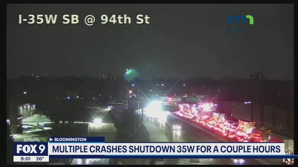 Snowy and ice roads cause crashes around the Twin Cities area