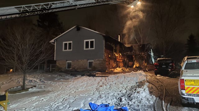 Christmas Day fire leaves Maple Grove family without home