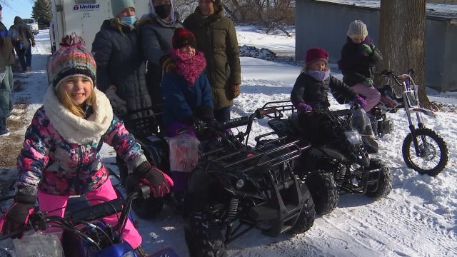 St. Peter family gets Christmas Eve surprise on four wheels
