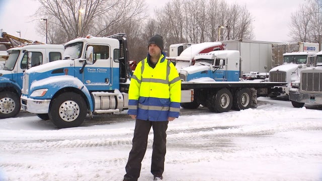 Tow truck operator asks drivers to be extra cautious after a fellow driver gets hit by car
