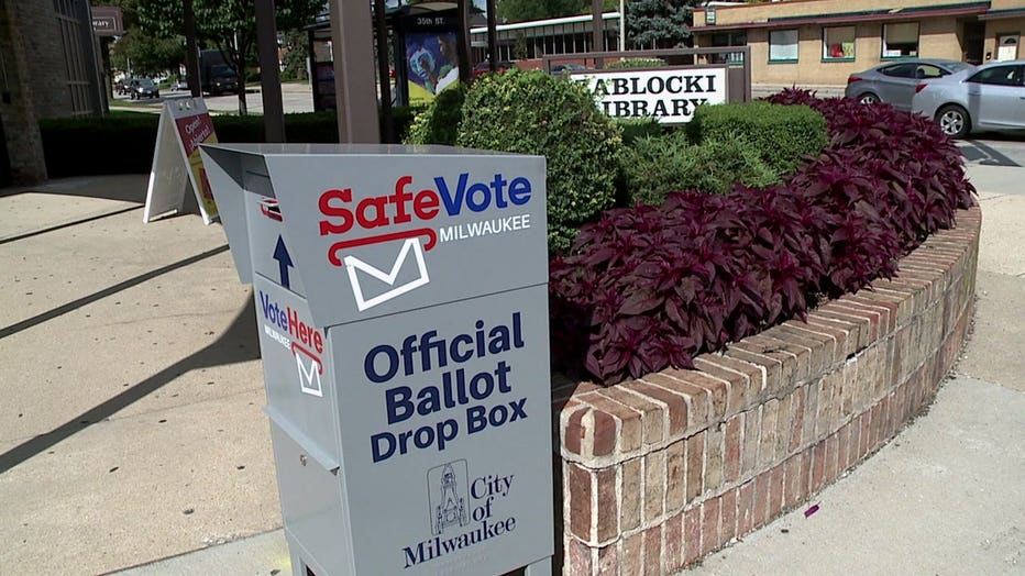 Absentee ballot dropbox