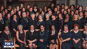 Fellow members of Alpha Kappa Alpha celebrate Kamala Harris' inauguration