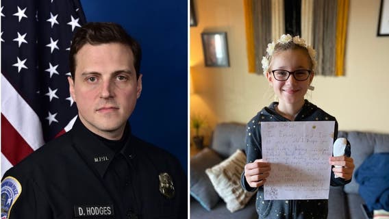 DC police ID officer crushed in door in response to little girl’s heartfelt letter