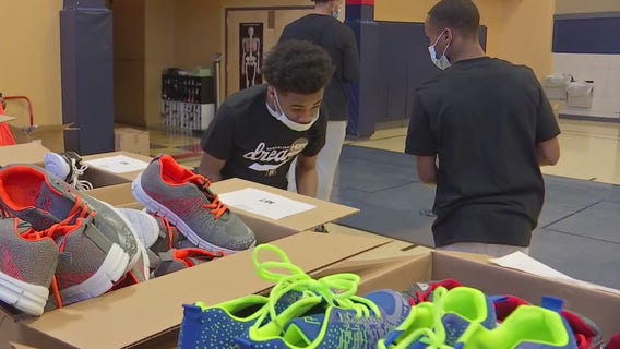 Local organizations team up to pack totes of shoes, toiletries, positive notes for Minneapolis youth