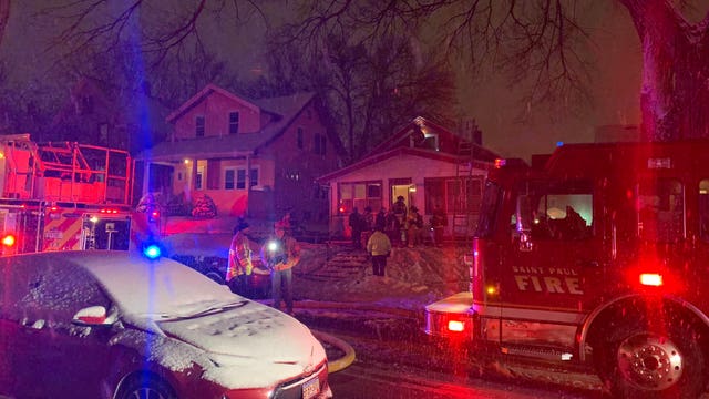 1 rescued from house fire in St. Paul