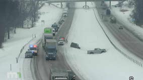 Slick roads lead to 113 crashes Thursday morning, State Patrol says