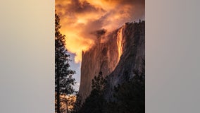 ‘Magic of mother nature’: Yosemite’s ‘firefall’ illuminates El Capitan