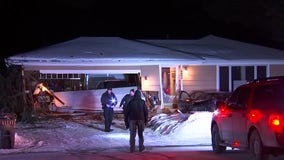 Overnight crash damages Bloomington, Minnesota home