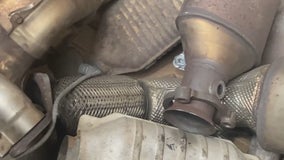 Police: Man trying to steal catalytic converter gets pinned underneath car