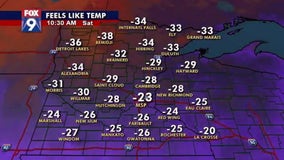 Shovel quickly because bitter cold is moving into Minnesota