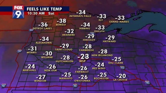 Shovel quickly because bitter cold is moving into Minnesota